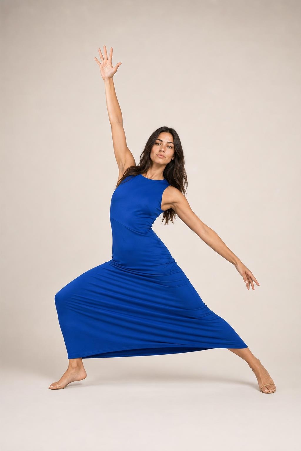 A cinematic pose transfer image created with Prompt Video